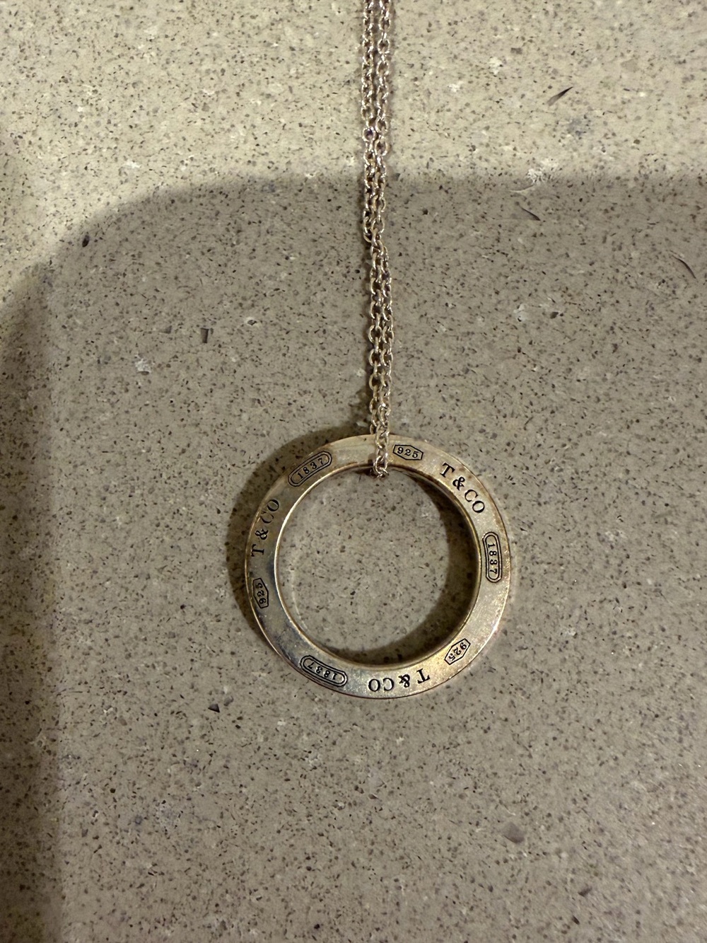 Tiffany 1837 Circle Pendant Necklace in Silver - Picture 2 of 6